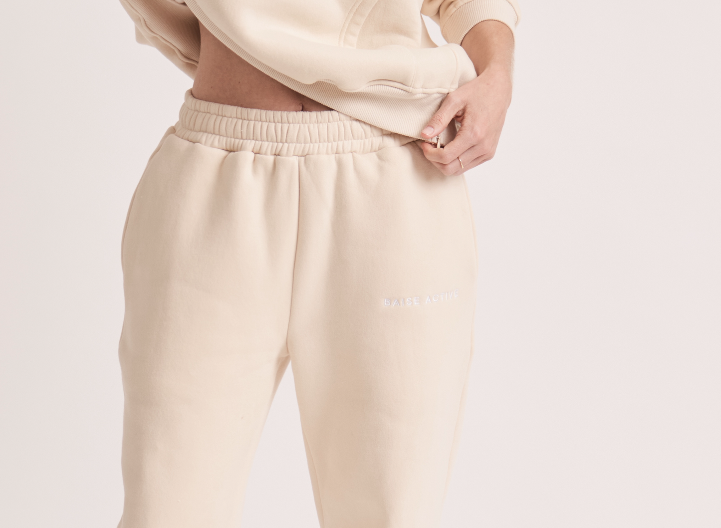 Stone Beige Sweatpants