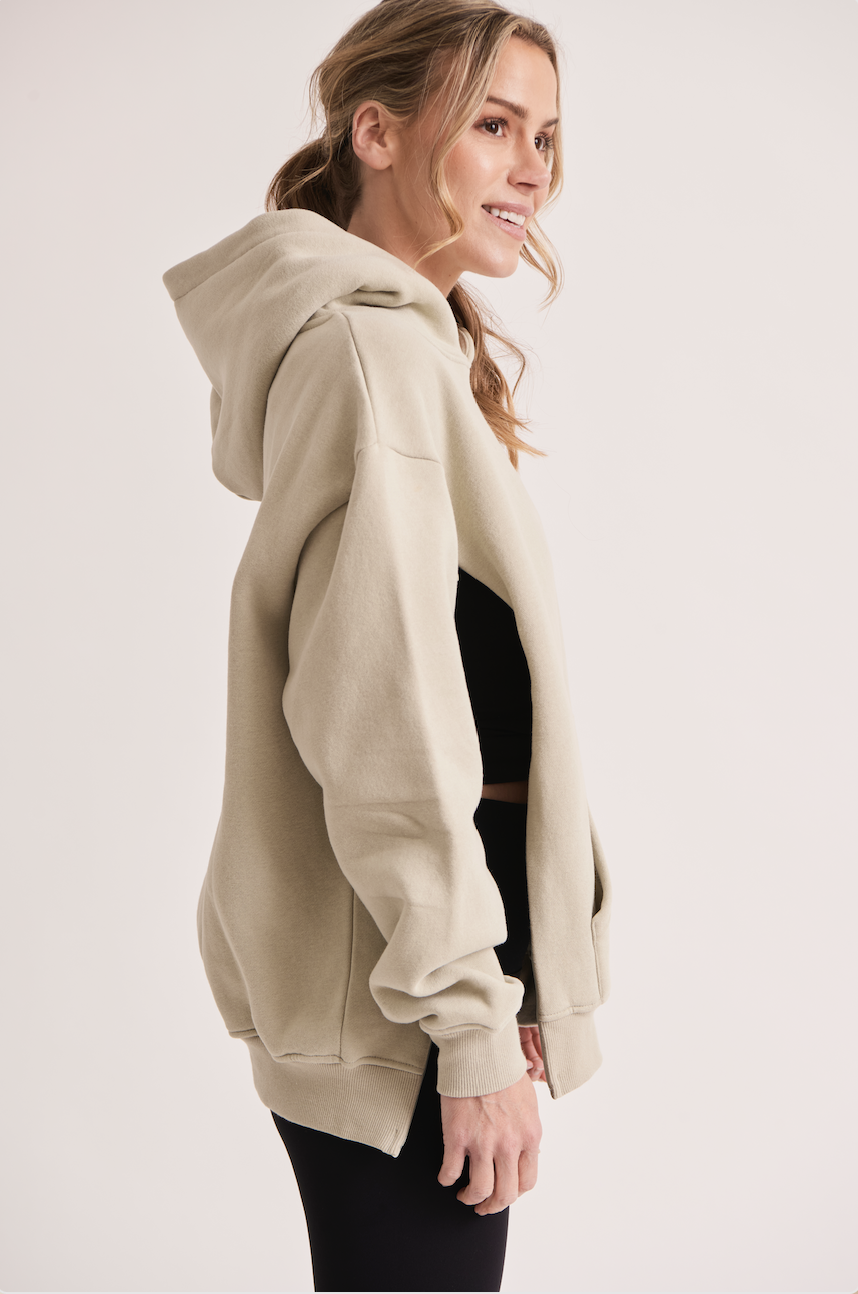 Sage Green Breastfeeding Hoodie
