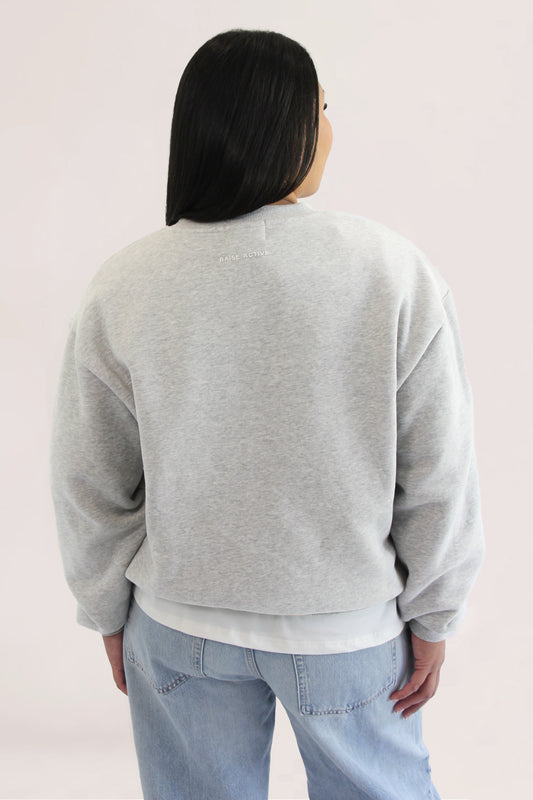 Grey Breastfeeding Crewneck