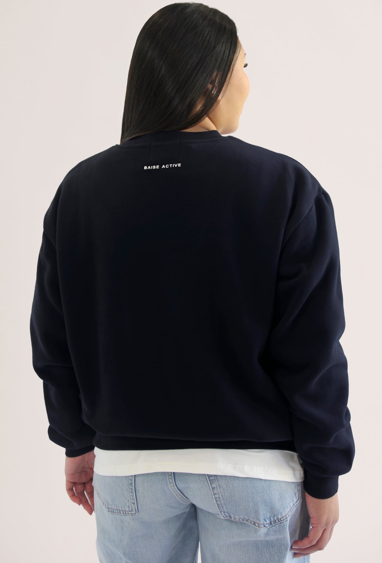 Navy Breastfeeding Crewneck
