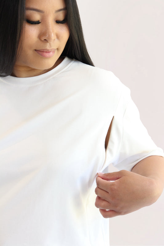 White Breastfeeding T-Shirt